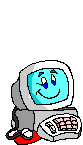 (Una computadora
          feliz)